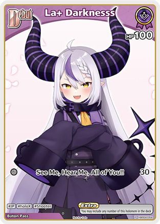 La+ Darknesss (P) (hBP04-054) (hBP04-054) - hololive OFFICIAL CARD GAME Promos Foil