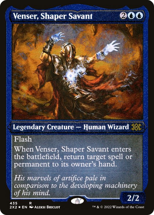 Venser, Shaper Savant (Foil Etched) [Double Masters 2022]