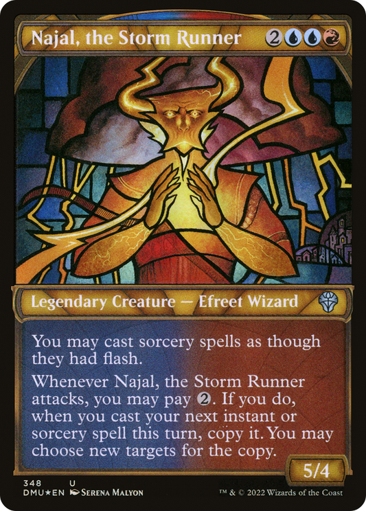 Najal, the Storm Runner (Showcase Textured) [Dominaria United]