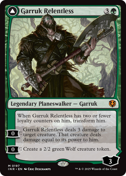 Garruk Relentless // Garruk, the Veil-Cursed [Innistrad Remastered]