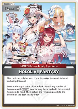 HOLOLIVE FANTASY (U) (hBP02-085) - Enchant Regalia