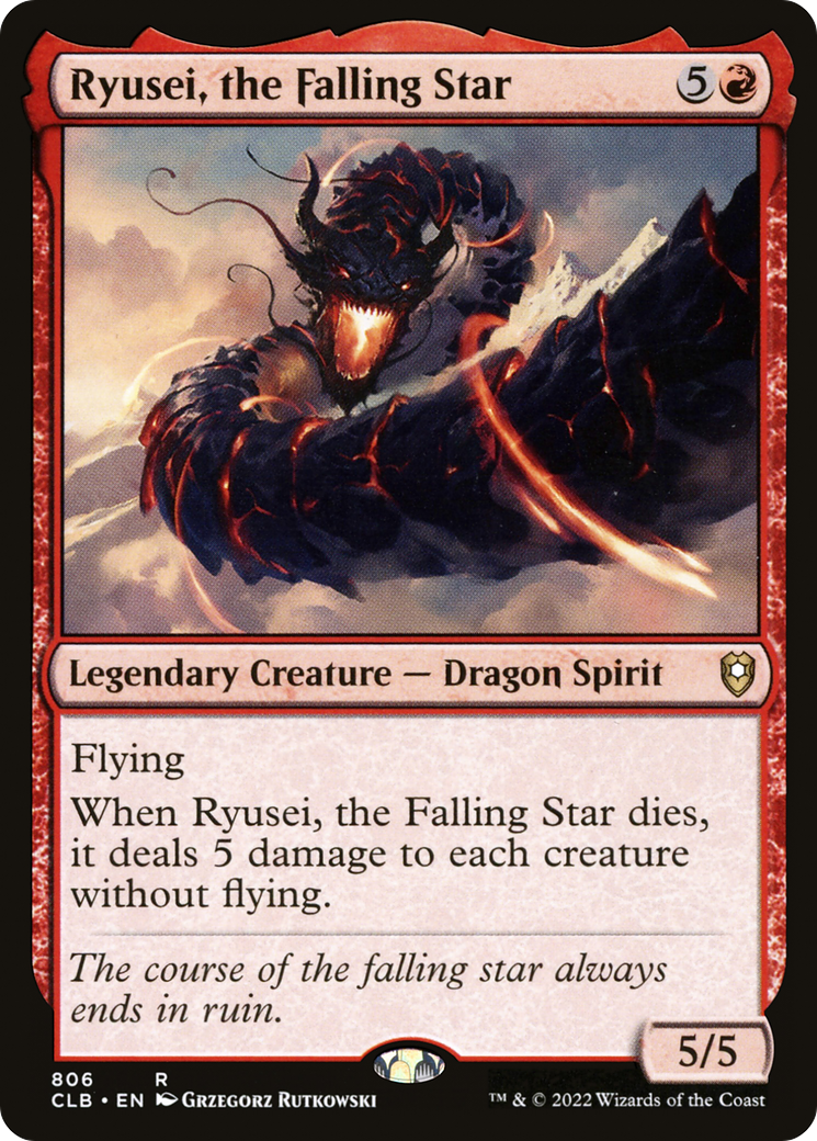 Ryusei, the Falling Star [Commander Legends: Battle for Baldur's Gate]