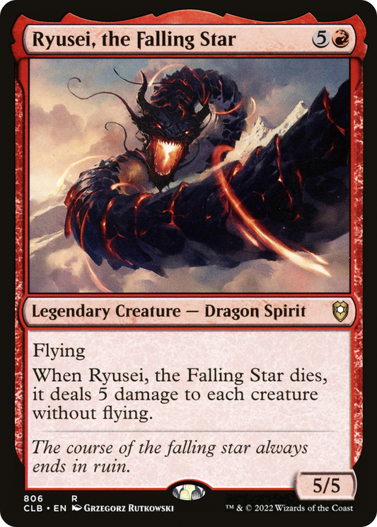 Ryusei, the Falling Star [Commander Legends: Battle for Baldur's Gate]