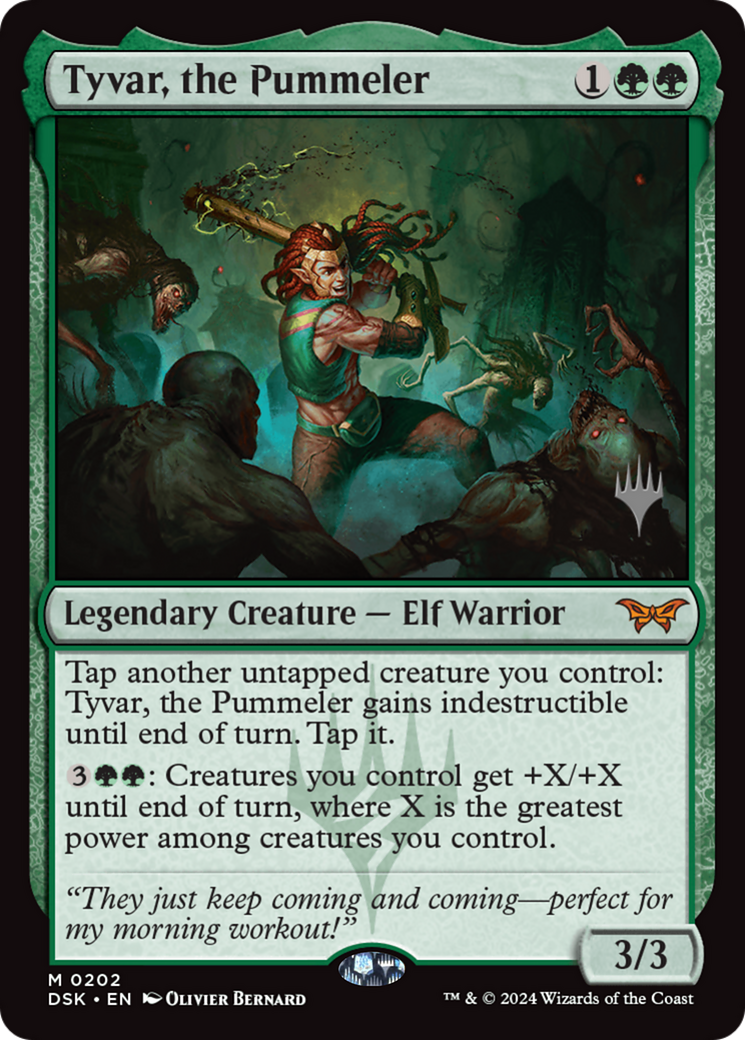 Tyvar, the Pummeler (Promo Pack) [Duskmourn: House of Horror Promos]