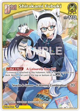 Shirakami Fubuki (S) (hBP05-068) (hBP05-068) - Enchant Regalia Foil