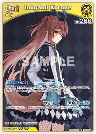 Inugami Korone (R) (hBP05-071) - Enchant Regalia Foil