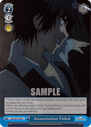 Assassination Foiled (EIS/SX07-094) - The Eminence in Shadow