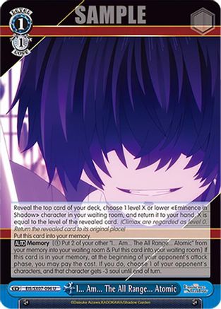I... Am... The All Range... Atomic (EIS/SX07-096) - The Eminence in Shadow