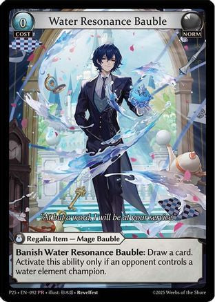 Water Resonance Bauble (092) - Promotional Cards