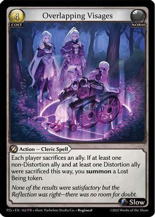 Overlapping Visages (162) (162) - Promotional Cards Foil
