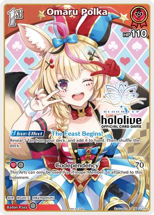 Omaru Polka (P) (hBP01-070) (Alternate Art) (hBP01-070) - hololive OFFICIAL CARD GAME Promos Foil