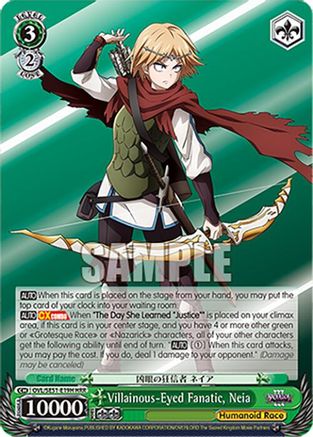 Villainous-Eyed Fanatic, Neia (HRR) (OVL/SE51-E19H HRR) - Nazarick: Tomb of the Undead Vol.3 Extra Booster