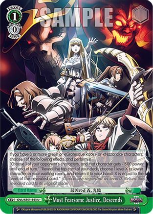 Most Fearsome Justice, Descends (OVL/SE51-E43 U) - Nazarick: Tomb of the Undead Vol.3 Extra Booster