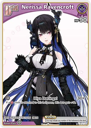 Nerissa Ravencroft (P) (hBP02-065) (hBP02-065) - hololive OFFICIAL CARD GAME Promos Foil