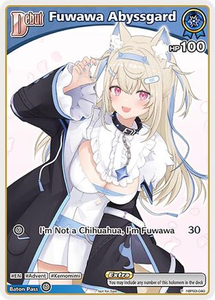 Fuwawa Abyssgard (P) (hBP03-040) (hBP03-040) - hololive OFFICIAL CARD GAME Promos Foil