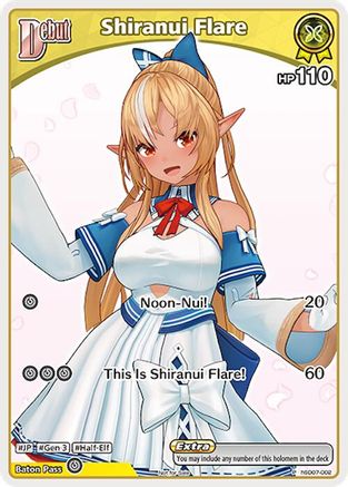 Shiranui Flare (P) (hSD07-002) (hSD07-002) - hololive OFFICIAL CARD GAME Promos Foil