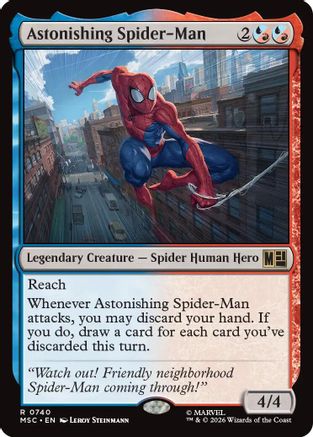 Astonishing Spider-Man (MSC-740) - Marvel Super Heroes Foil