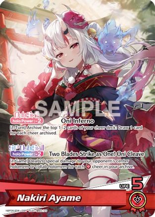 Nakiri Ayame (OSR) (hBP06-004) - Ayakashi Vermilion Foil