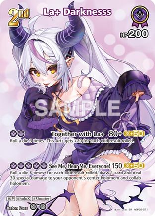La+ Darknesss (SR) (hBP06-071) - Ayakashi Vermilion Foil