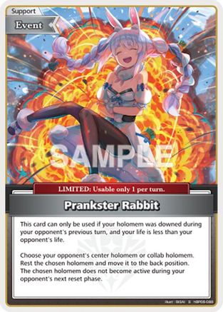 Prankster Rabbit (S) (hBP06-088) - Ayakashi Vermilion Foil