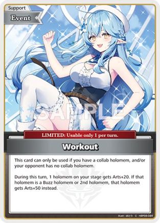 Workout (C) (hBP06-094) - Ayakashi Vermilion