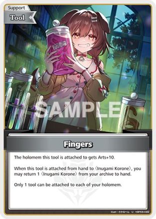 Fingers (U) (hBP06-099) - Ayakashi Vermilion