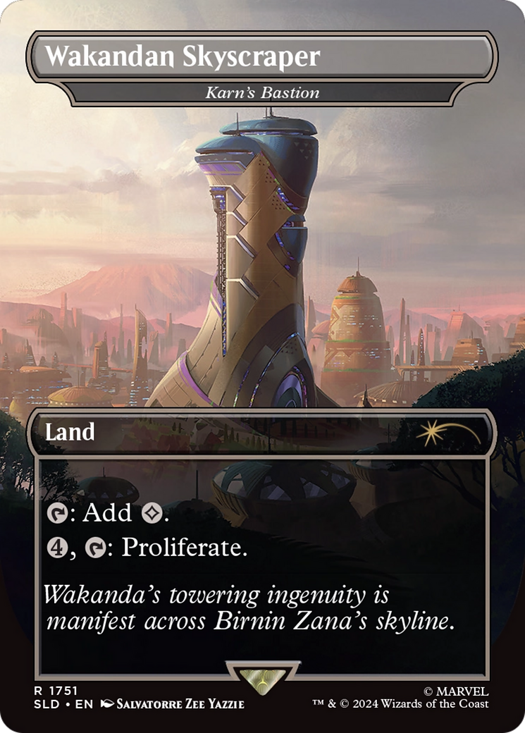 Wakandan Skyscraper - Karn's Bastion [Secret Lair Drop Series]