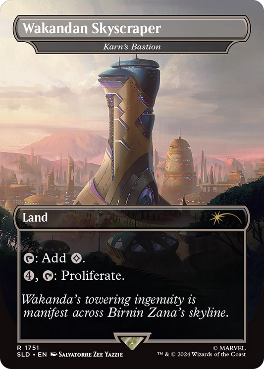 Wakandan Skyscraper - Karn's Bastion [Secret Lair Drop Series]