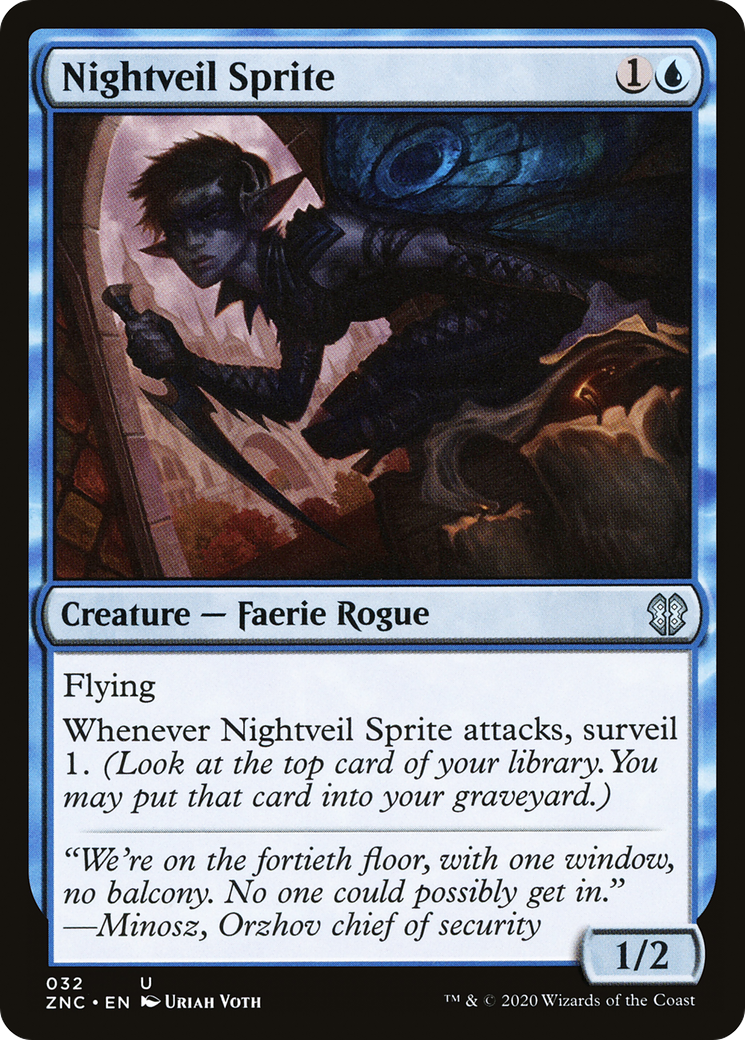Nightveil Sprite [Zendikar Rising Commander]