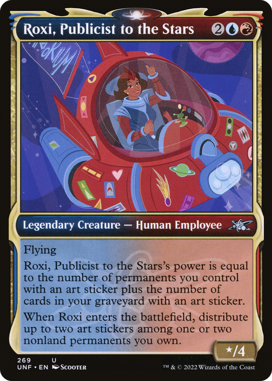 Roxi, Publicist to the Stars (Showcase) (UNF-269) - Unfinity: (Showcase) Foil