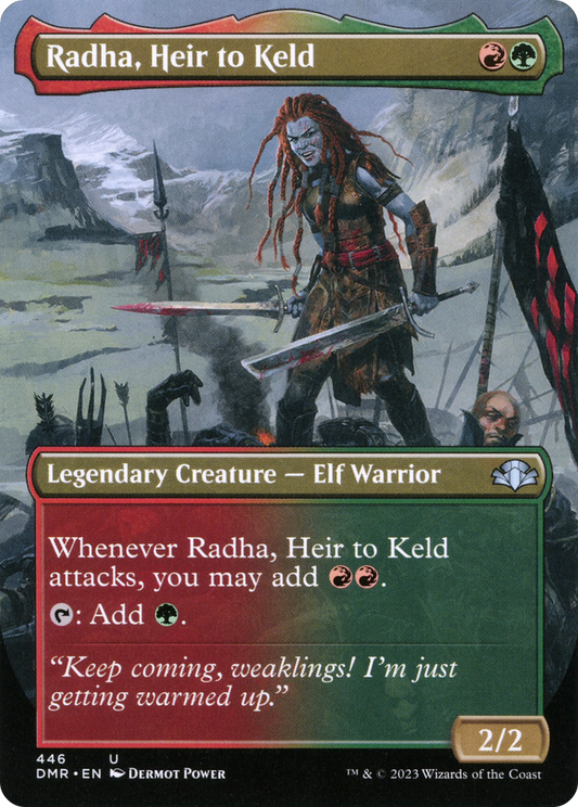 Radha, Heir to Keld (Borderless) (DMR-446) - Dominaria Remastered (Borderless)