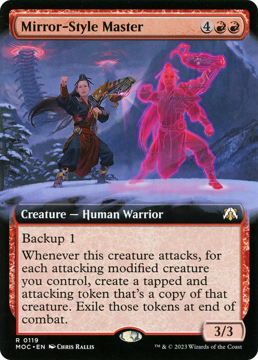 Mirror-Style Master (Extended Art) [March of the Machine Commander]