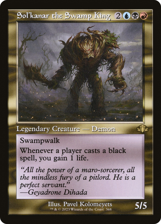 Sol'kanar the Swamp King (Retro Frame) (DMR-368) - Dominaria Remastered