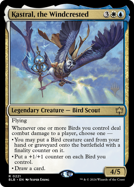 Kastral, the Windcrested (Promo Pack) [Bloomburrow Promos]