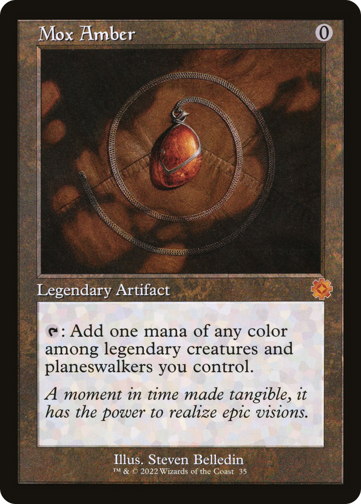 Mox Amber (Retro) [The Brothers' War Retro Artifacts]