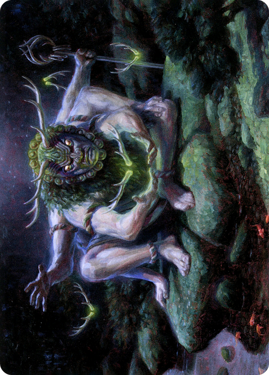 Myojin of Towering Might // Myojin of Towering Might (ANEO-034) - Neon Dynasty Art Series (Borderless)