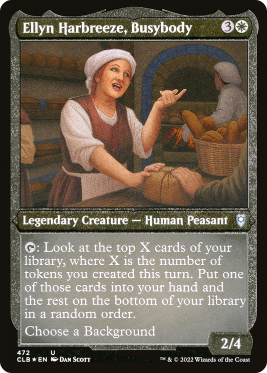 Ellyn Harbreeze, Busybody (Foil Etched) [Commander Legends: Battle for Baldur's Gate]