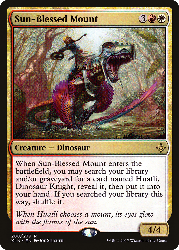 Sun-Blessed Mount (XLN-288) - Ixalan Foil
