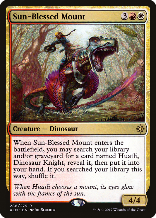 Sun-Blessed Mount (XLN-288) - Ixalan Foil
