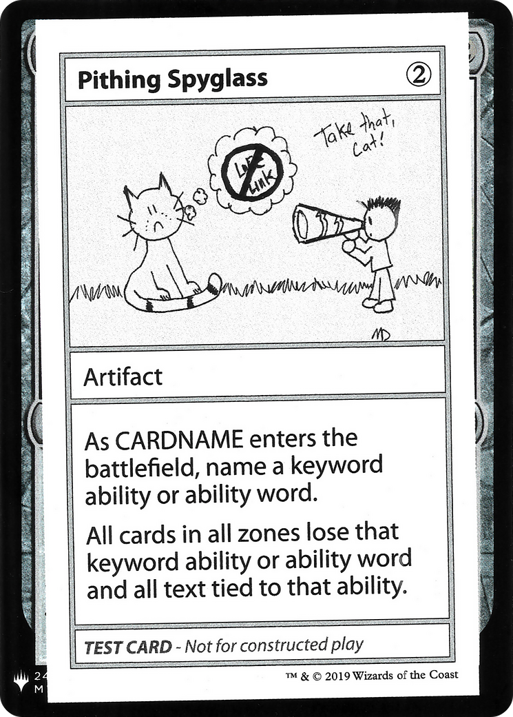 Pithing Spyglass [Mystery Booster Playtest Cards]