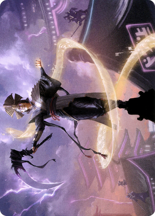 Naomi, Pillar of Order // Naomi, Pillar of Order (ANEO-035) - Neon Dynasty Art Series (Borderless)