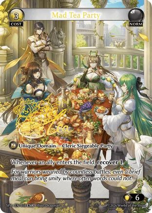 Mad Tea Party (CSR) (018) - Supporter Pack 4 Foil