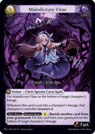 Maledictum Vitae (019) - Supporter Pack 4