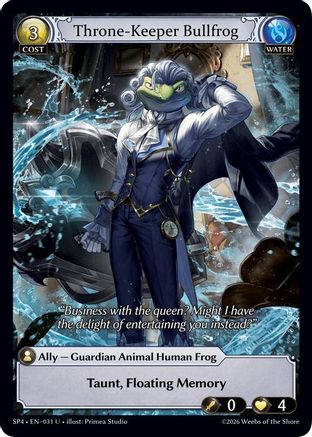 Throne-Keeper Bullfrog (031) - Supporter Pack 4
