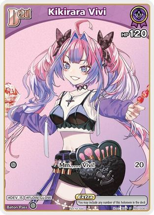 Kikirara Vivi (P) (hSD10-007) (hSD10-007) - hololive OFFICIAL CARD GAME Promos Foil