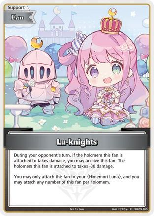 Lu-knights (P) (hBP03-105) (hBP03-105) - hololive OFFICIAL CARD GAME Promos Foil