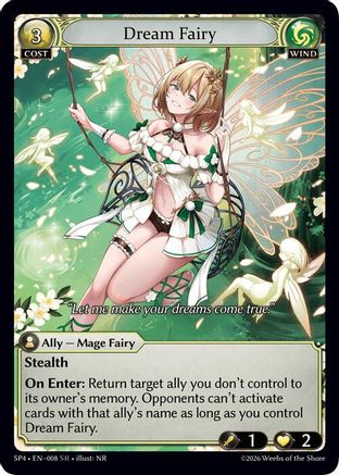 Dream Fairy (Curio Foil) (008) - Supporter Pack 4 Foil