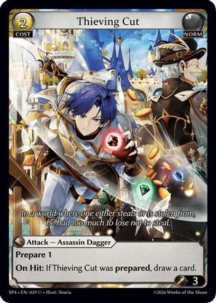 Thieving Cut (Curio Foil) (029) - Supporter Pack 4 Foil