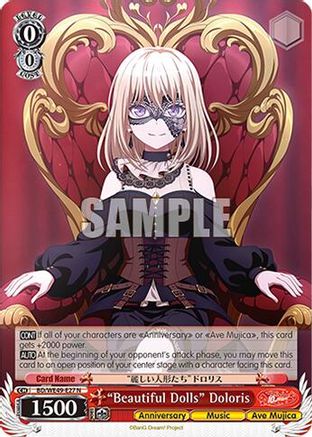 "Beautiful Dolls" Doloris (BD/WE49-E27) - BanG Dream! 10th Anniversary! Premium Booster