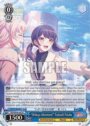 "Shibuya Adventure!" Tsukushi Futaba (BD/WE49-E47) - BanG Dream! 10th Anniversary! Premium Booster
